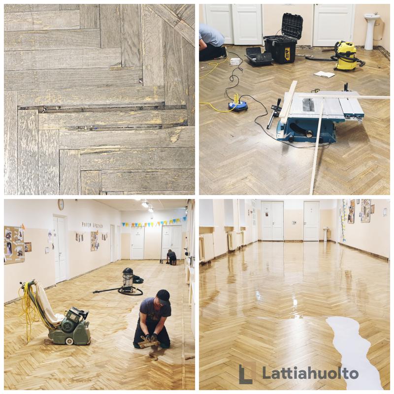 kalanruotoparketin huolto